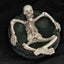 Gothic Punk Reclining Skeleton Ashtray