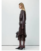 Brown Vintage Faux Leather Jacket