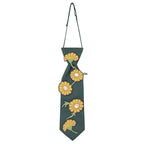 Vintage Embroidered Wide Tie