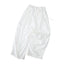 Wrinkle-Resistant Draped Wide-Leg Parachute Pants