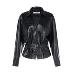 Brown Vintage Faux Leather Jacket