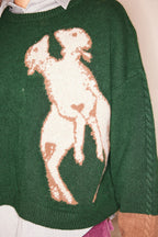 Lamb Intarsia Sweater