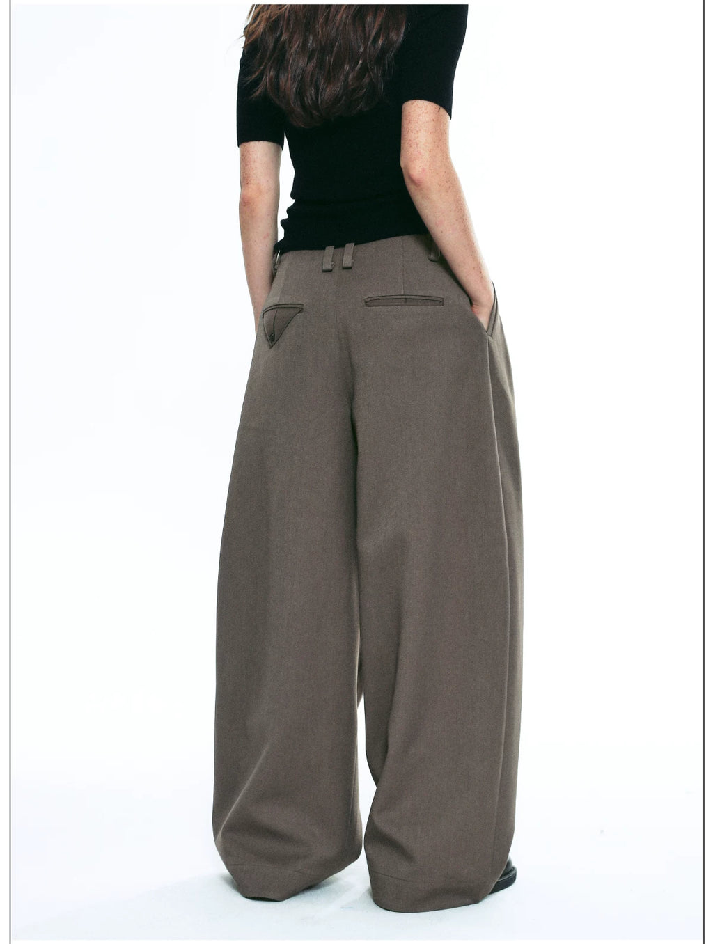 Women’s Striped Loose Wide-Leg Casual Kendo Pants