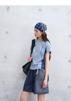 Slim Fit Casual T-Shirt with Panel Detailing