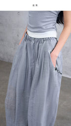 Women’s Summer Loose Casual Curved Leg Pants
