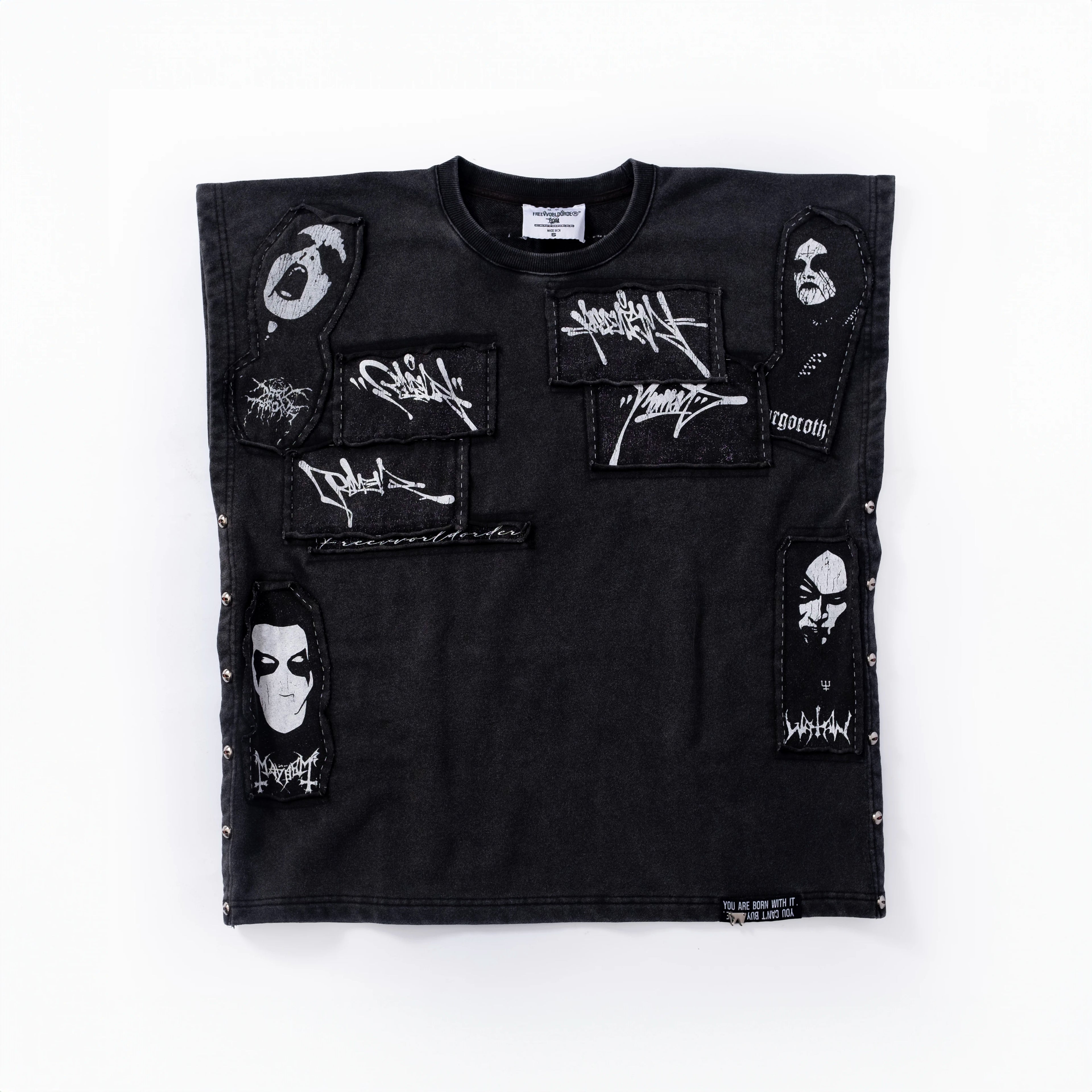 FVVO “whoop” Appliqué Washed Vest