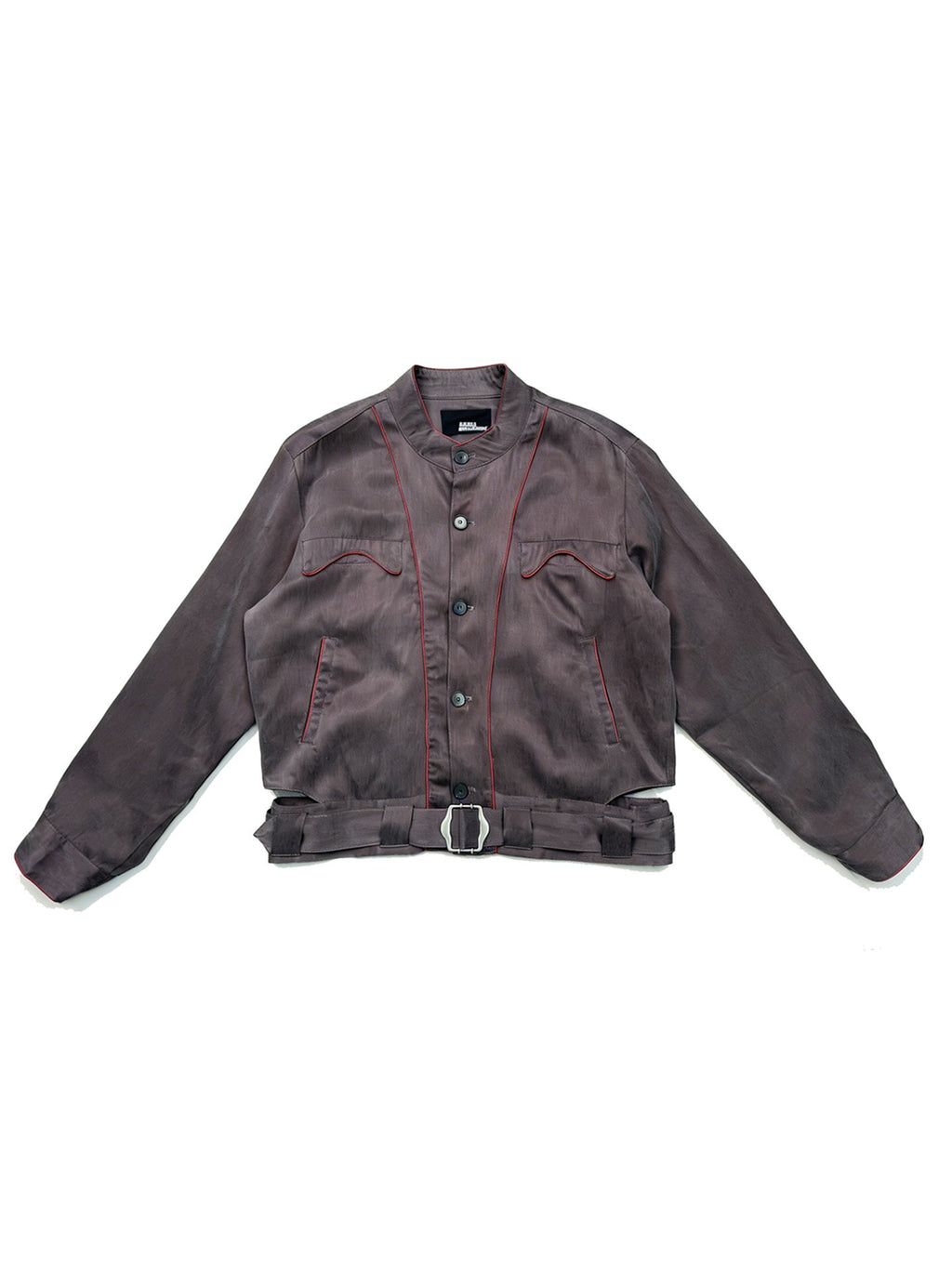 Belted Cupro Jacket