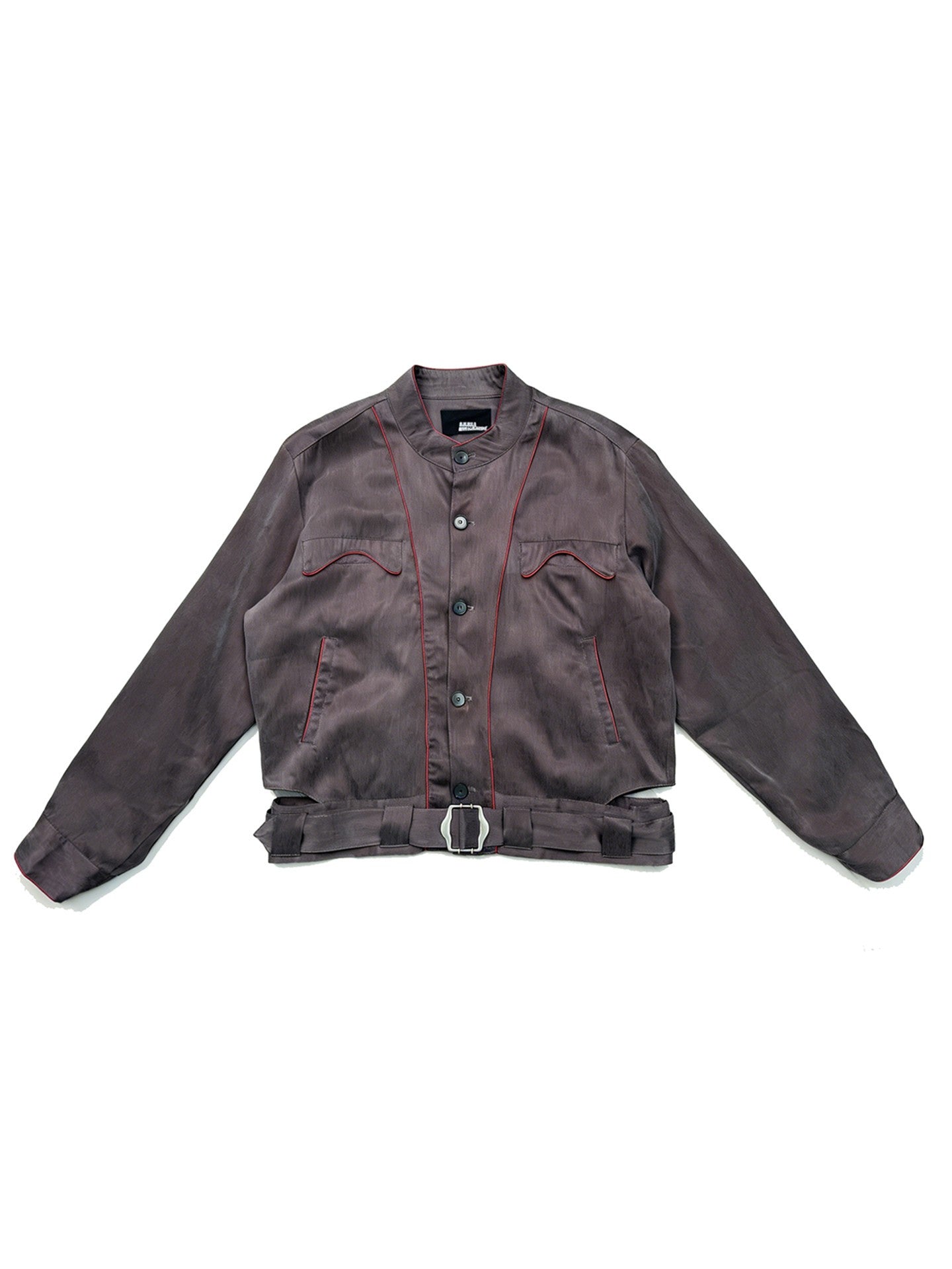 Belted Cupro Jacket