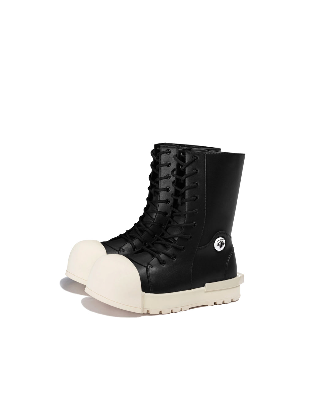 R/F “Ironclad Beetle” PU Leather Boots – Worn by CORTIS