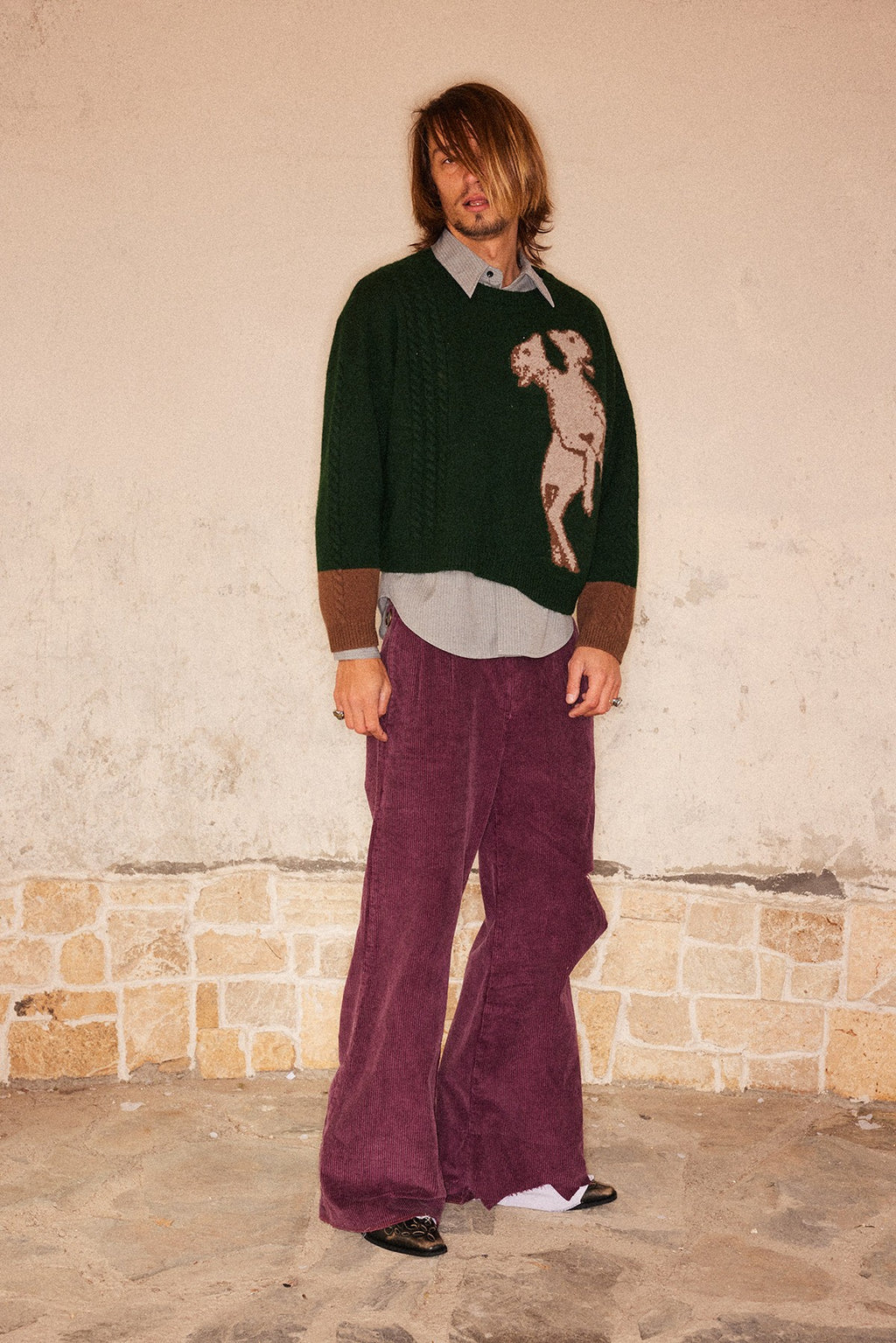 Lamb Intarsia Sweater