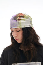 Breathable Lightweight Rock Print Bandana – Street Style, Multi-Color & Versatile Headscarf