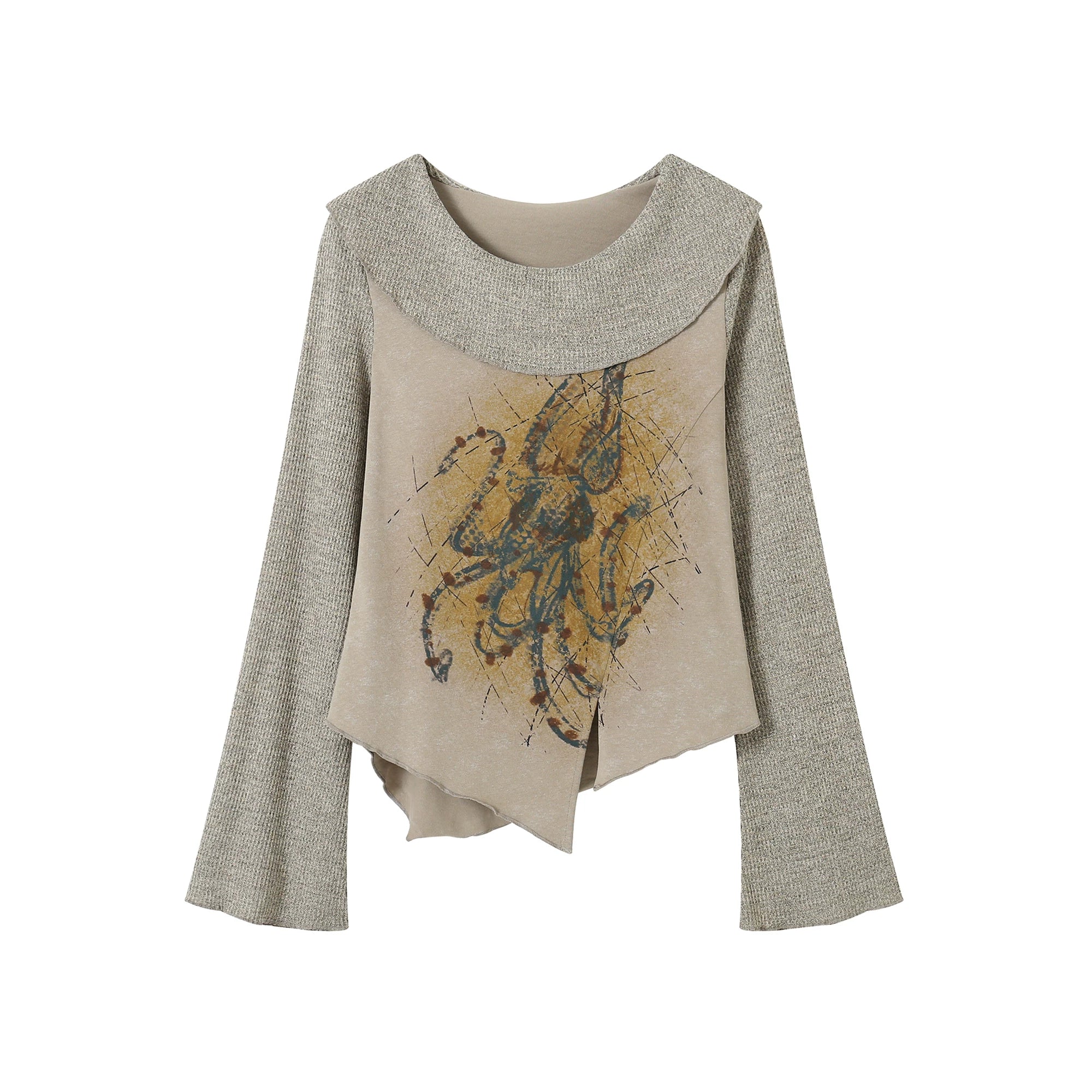 Underwater Imagery Graphic Long Sleeve T-Shirt Main image