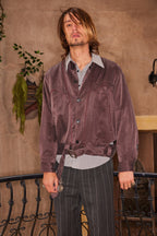 Belted Cupro Jacket