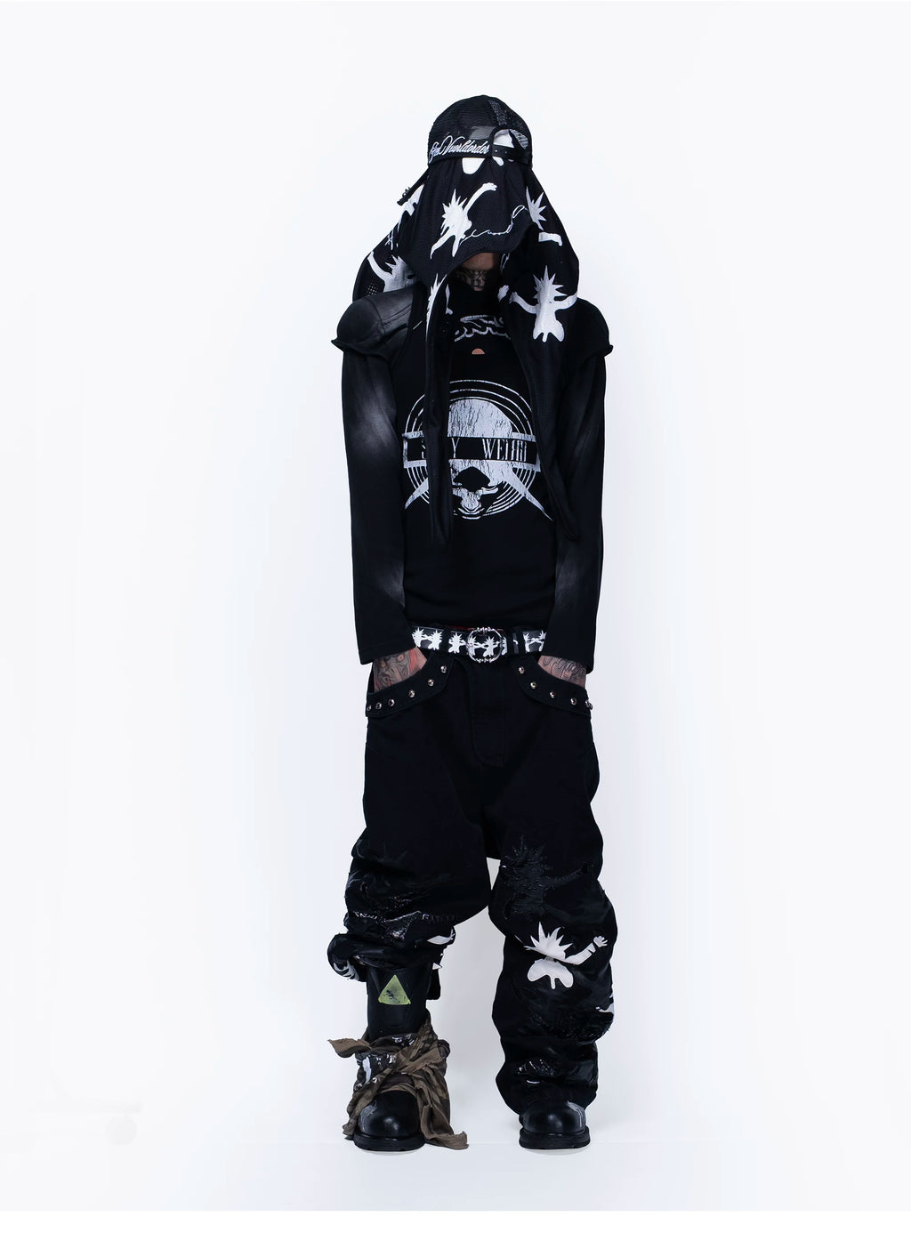FVVO Weird Bone Frame Graphic Vest