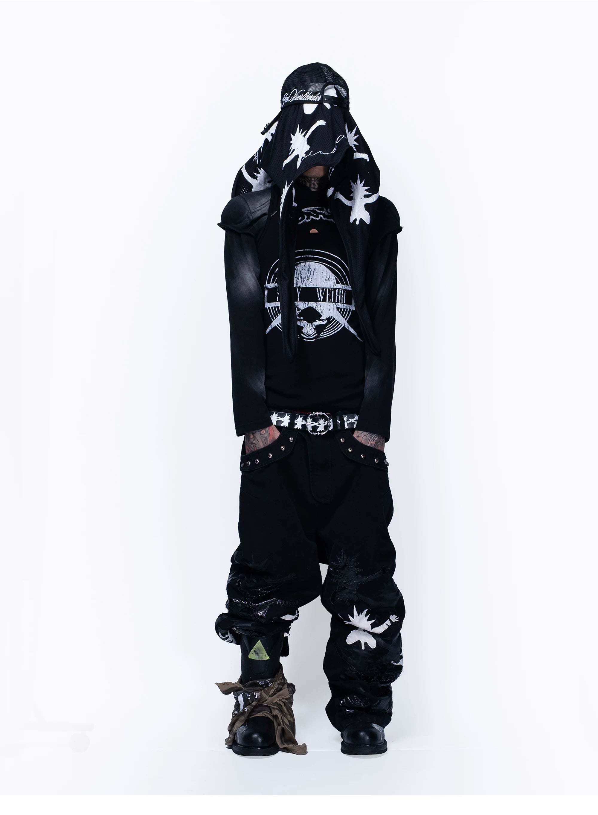 FVVO Weird Bone Frame Graphic Vest
