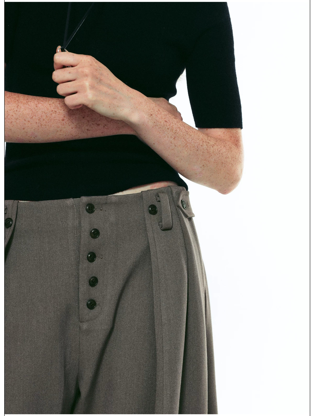 Women’s Striped Loose Wide-Leg Casual Kendo Pants