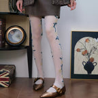 French Art-Inspired Stretch Tights