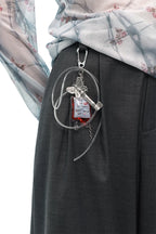 Punk Blood Bag Keychain – Waist Clip Hanging Accessory