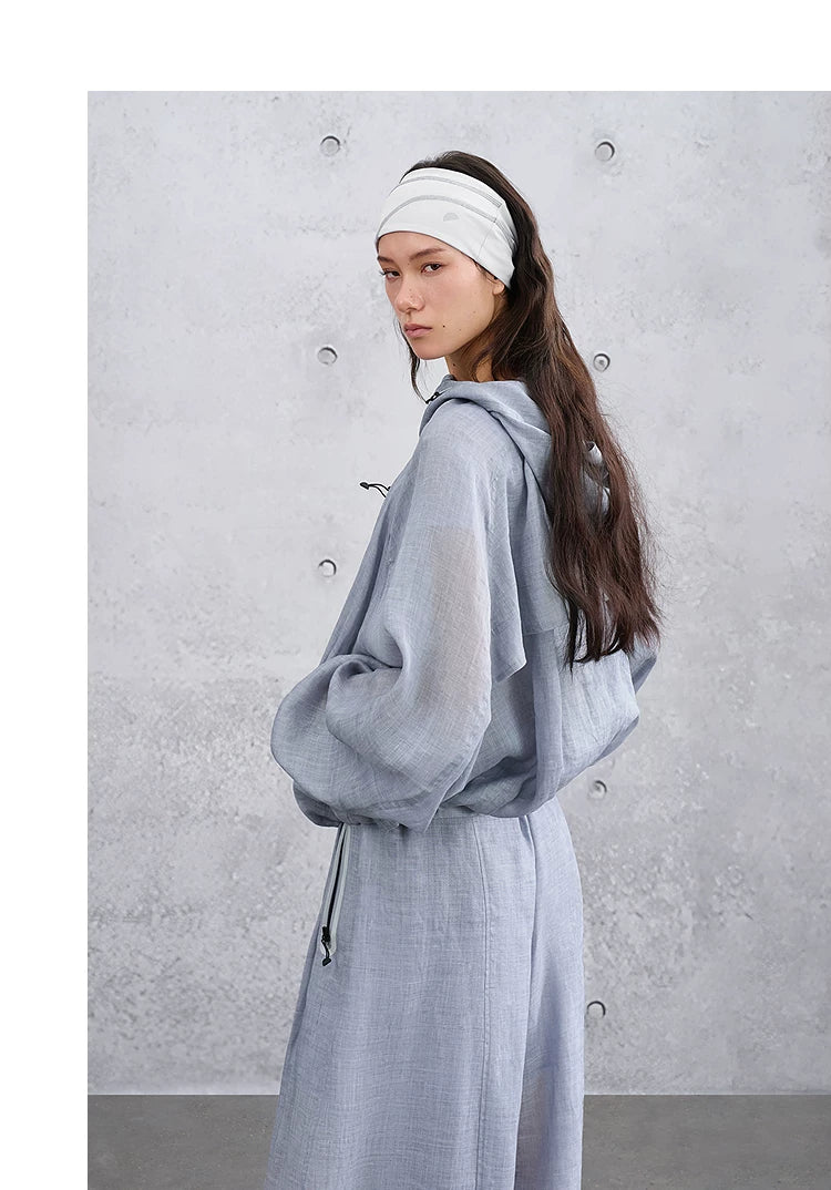 Summer Loose Casual Lightweight Outdoor Hooded Jacket