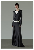 Spring Loose-Fit Slim Hooded Top
