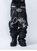 FVVO PunkFreeGuys Patch & Stud Pants