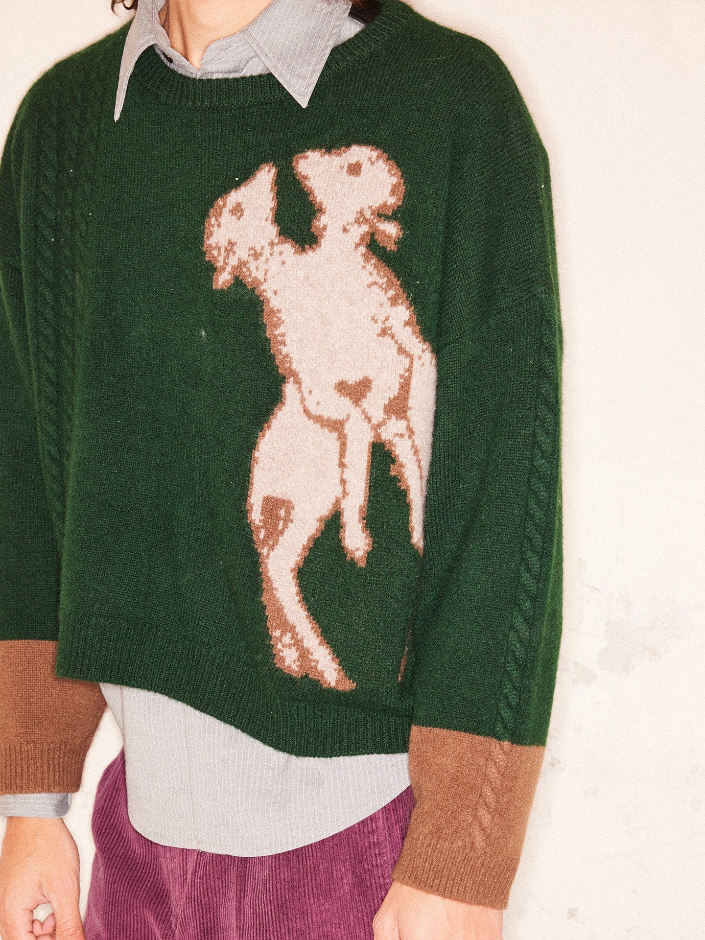 Lamb Intarsia Sweater