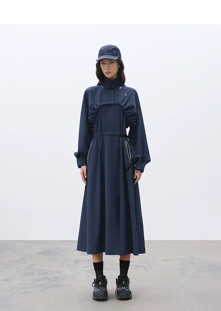 Loose Casual Two-in-One Style Dress