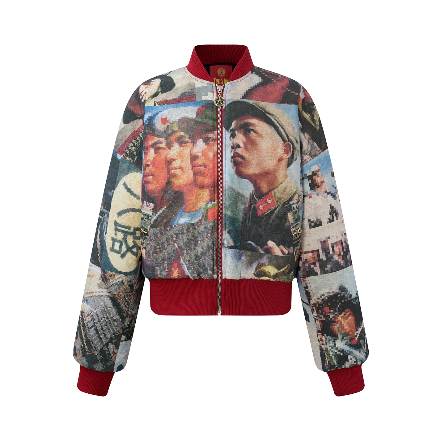 TENXTEN Classic Retro Military Print Art Collector's Jacket Main image