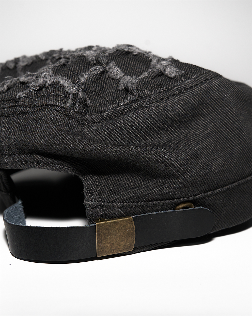 Coin-Emblem Distressed Military Cap