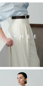 Wide-Leg Tailored Pants