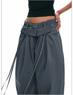 Summer Loose Wide-Leg Balloon Pants