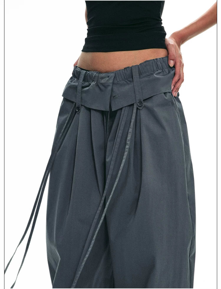 Summer Loose Wide-Leg Balloon Pants
