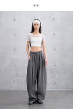 Women’s Summer Loose Casual Curved Leg Pants