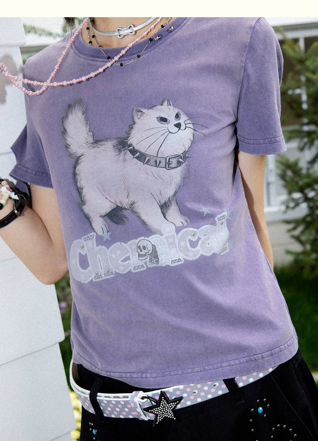 Kitten Stroll Graphic T-Shirt