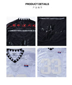FVVO 33 Padded Shoulder V-Neck Jersey