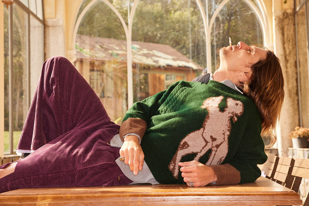 Lamb Intarsia Sweater