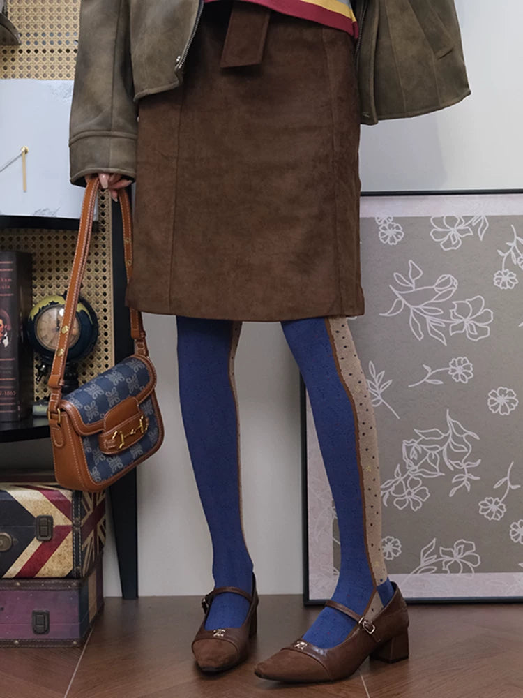 Vintage Old Money Winter Tights
