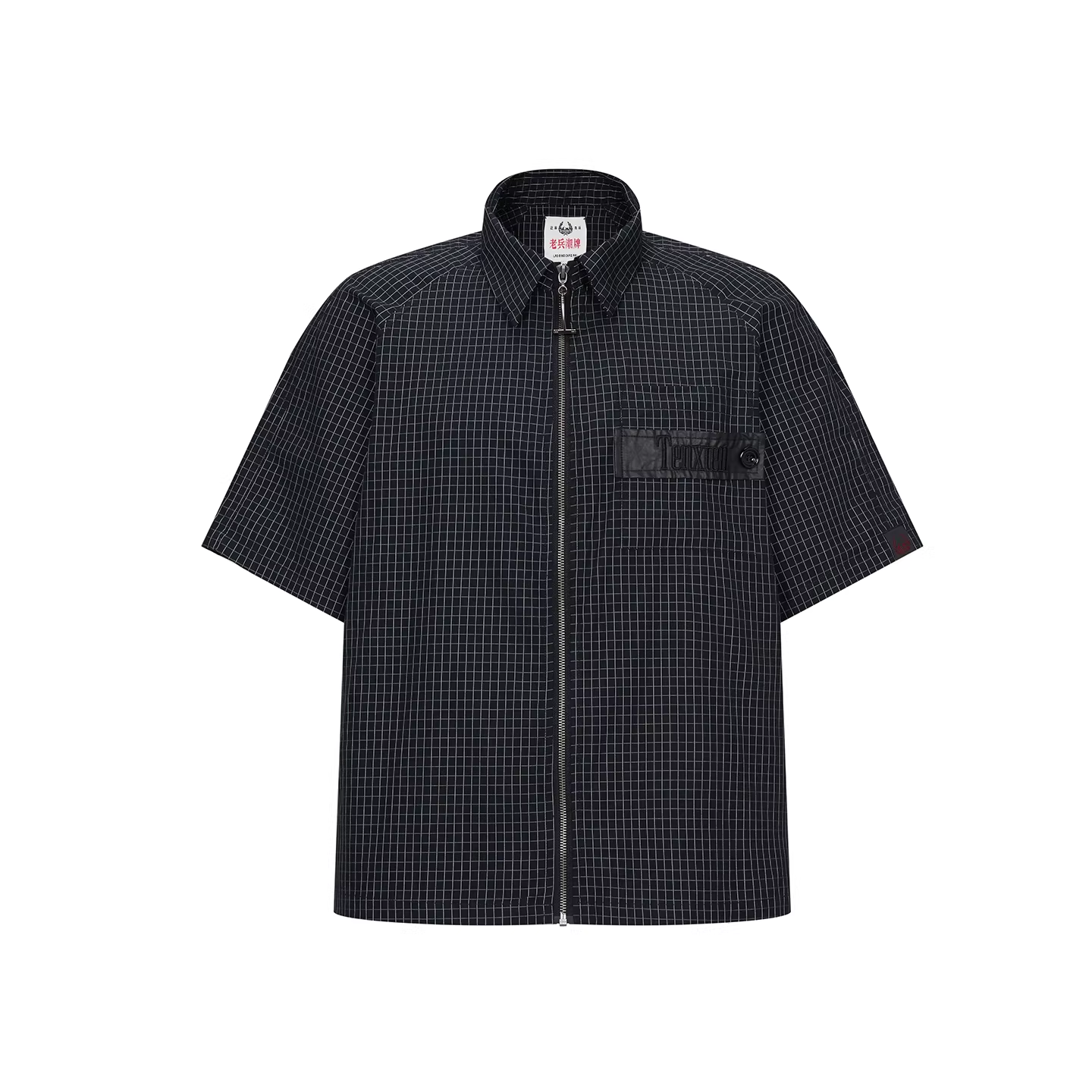 TENXTEN 3D Embroidered Raglan Sleeve Shirt Main image
