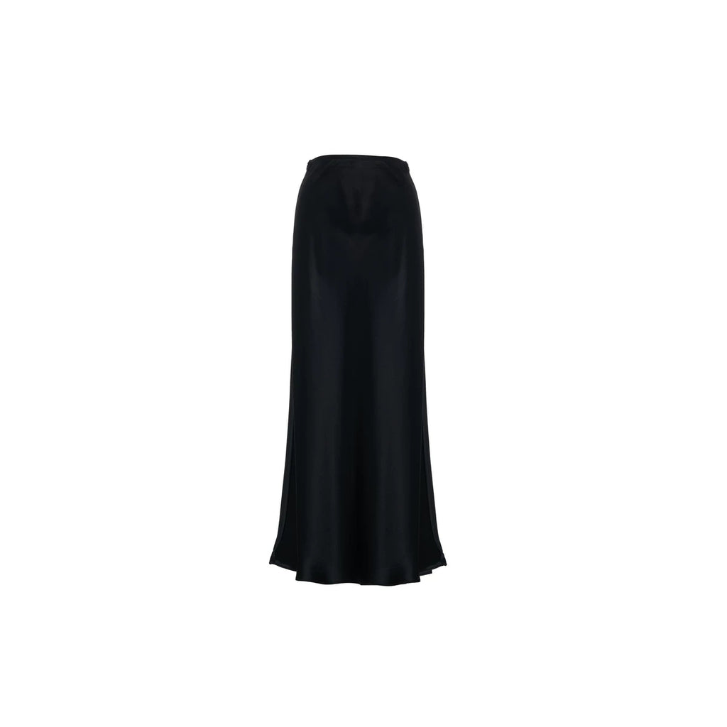 Elegant Satin Fishtail Skirt
