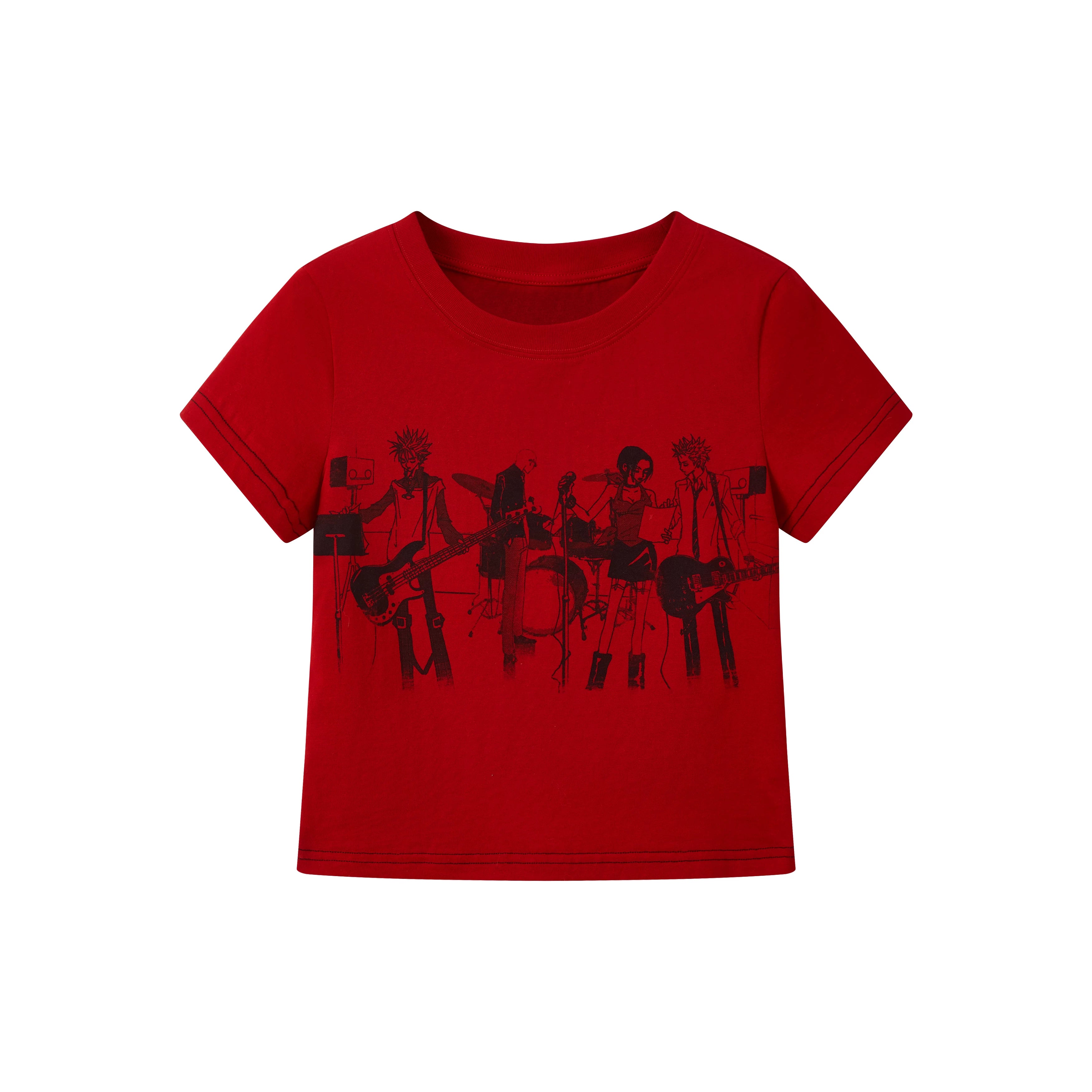 NANA Collaboration Vintage Graphic Fitted T-Shirt