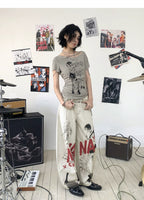 NANA Collaboration Scimitar Cut Denim Pants