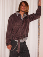 Belted Cupro Jacket