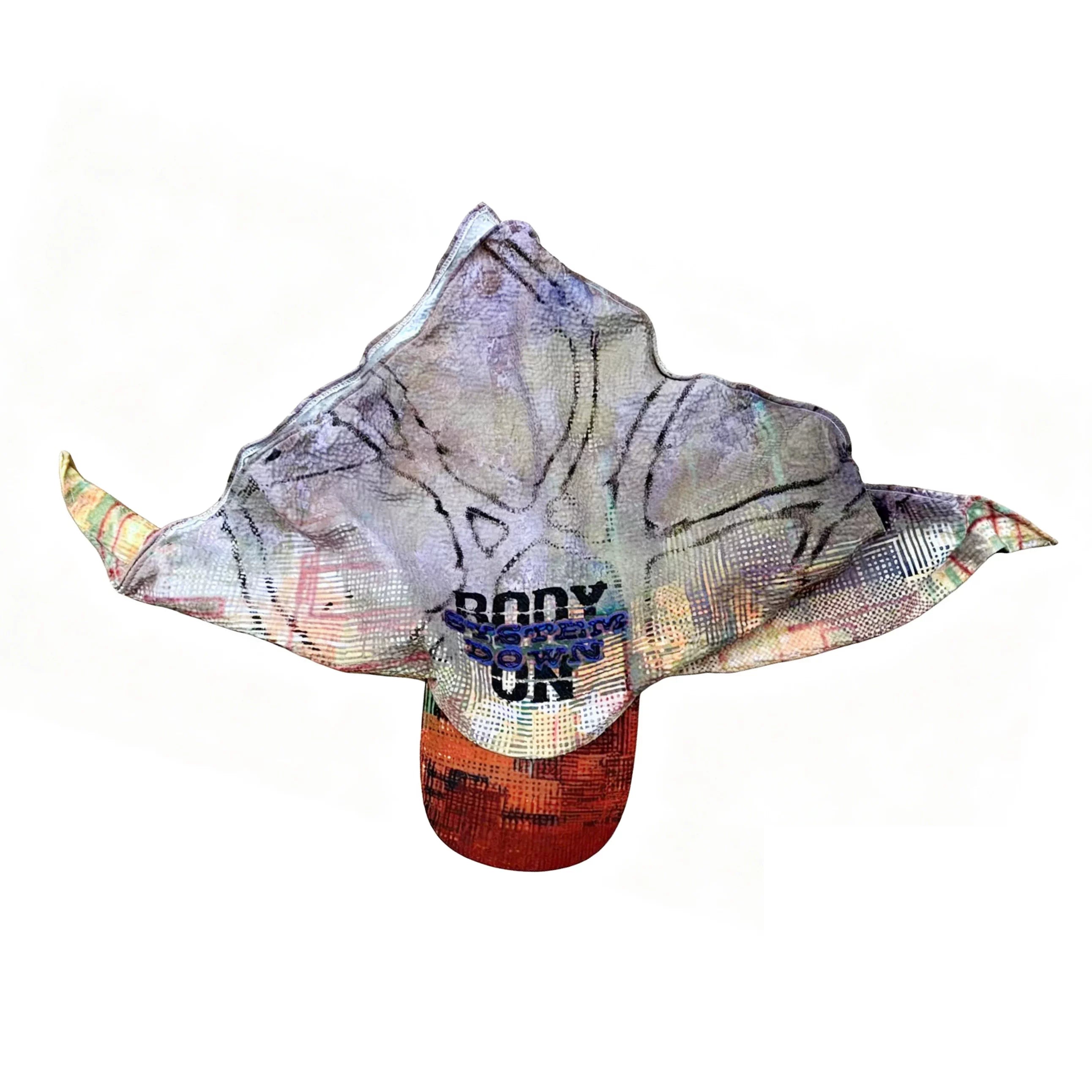 Glitch Style All-Over Puff Texture Bandana Cap Main image