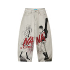 NANA Collaboration Scimitar Cut Denim Pants