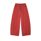 Loose Structured Panel Balloon Casual Pants