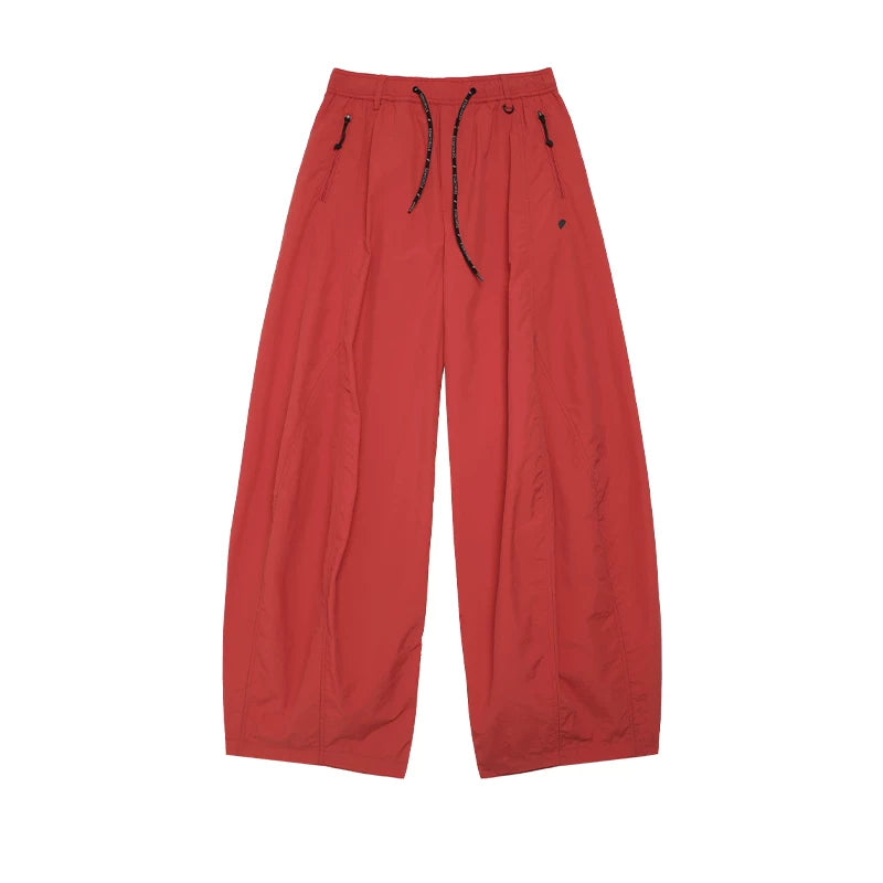Loose Structured Panel Balloon Casual Pants Main image