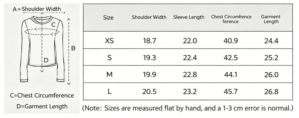 Semi-Sheer Printed Fitted Knit Long Sleeve T-Shirt