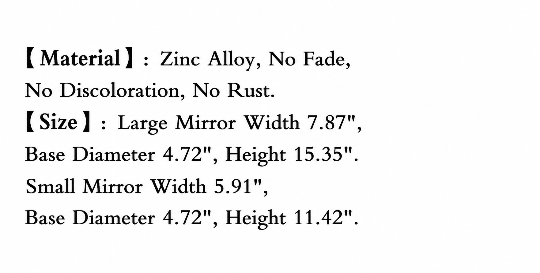 Medieval Diamond Mirror