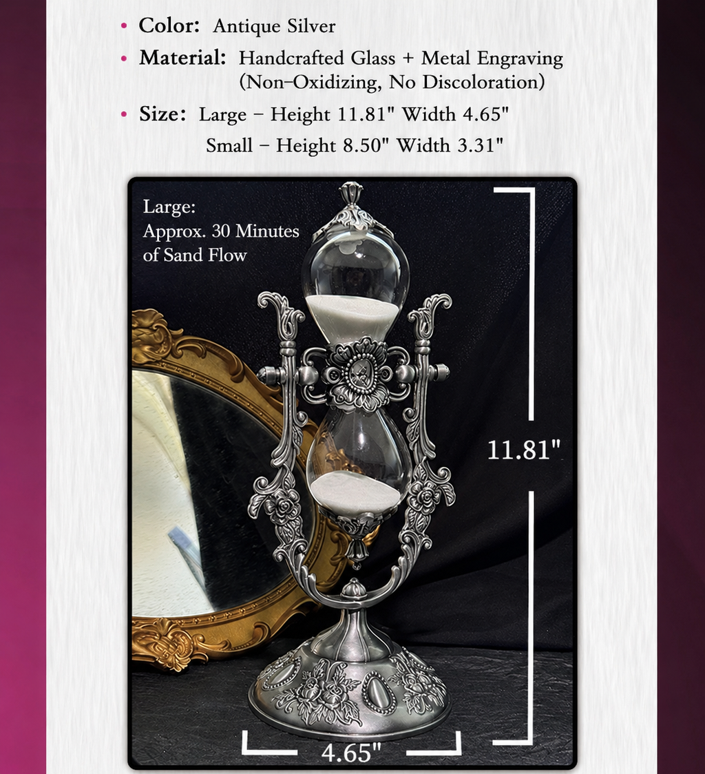 Gothic Medieval Antique Hourglass