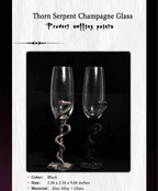 Thorn Serpent Champagne Glass